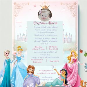 invitatii digitale botez