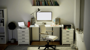 birou cu dulap incorporat legenda casei